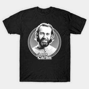 George Carlin // 70s Style Retro Fan Art T-Shirt